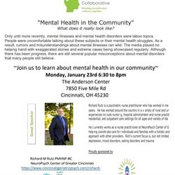 Speaker Series Continues: Mental Health in Our Community